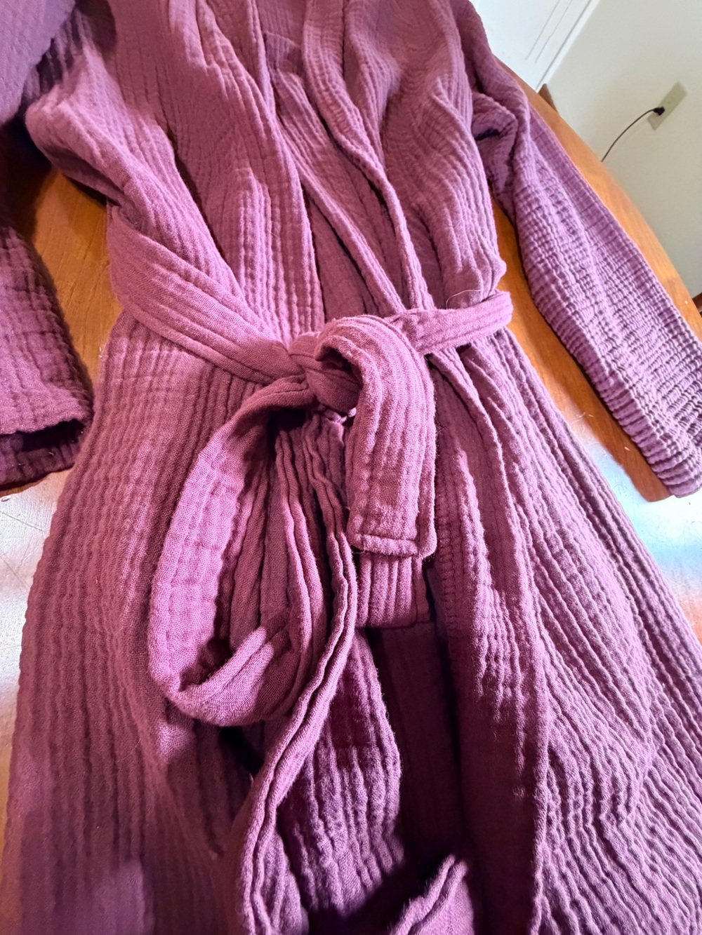 Parachute in Mulberry Ribbed Robe - Picture 3 of 4